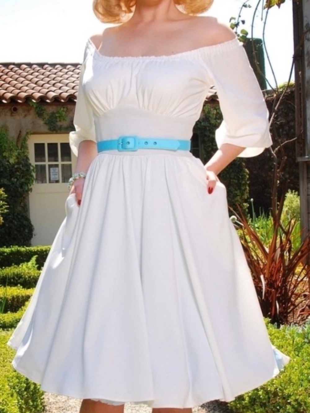 Pinup Couture Marie Therese Ivory Dress